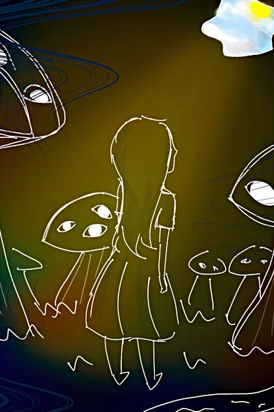 Hongos y luciérnagas