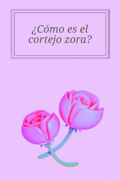 ¿Cómo es el cortejo zora?