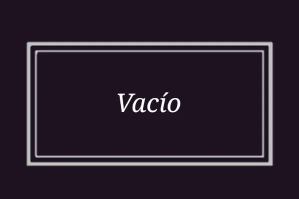 Vacío