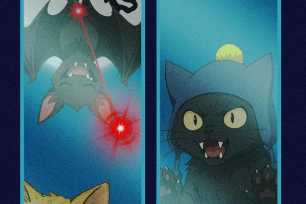 ¡El gato de mi vecino es un vampiro!