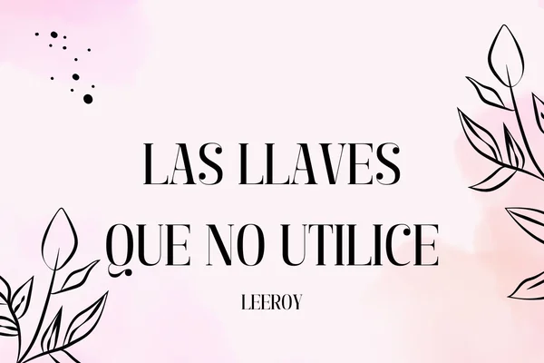 Las llaves que no utilice