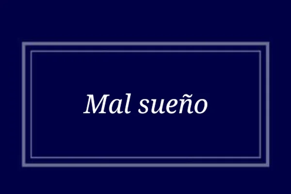 Mal sueño