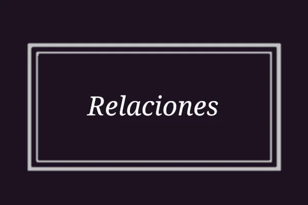 Relaciones